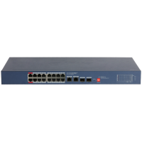 Tīkla komutators, 16 x PoE, 240 W, PFS4218-16ET-240-V3, Dahua
