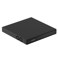 Tīkla videoreģistrators Ajax Superior NVR H2DAI8PAC (8-ch) black ar MI analītiku