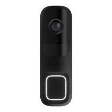 Ajax Doorbell (8EU) ASP – Videodzvans ar iebūvētu mākslīgo intelektu un IR sensoru - melns