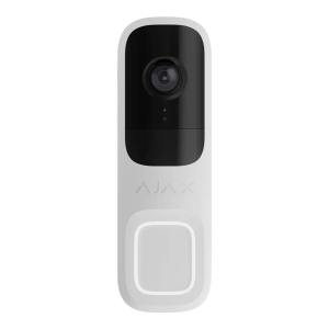 Ajax Doorbell (8EU) ASP – Videodzvans ar iebūvētu mākslīgo intelektu un IR sensoru - balts