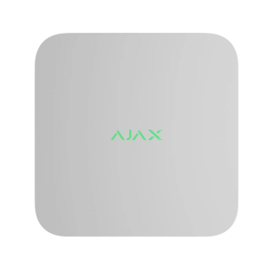Ajax NVR DC (16 kanāli) — Tīkla videoreģistrators (balts)