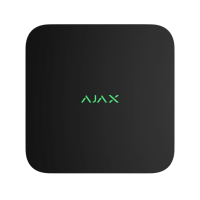 Ajax NVR DC (16 kanāli) — Tīkla videoreģistrators (melns)