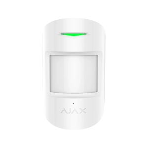 Kombinētais kustību un stikla trieciena sensors Ajax CombiProtect (balts)