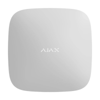 Ajax Hub 2 (2G) baltās krāsas centrāle ar Jeweller un Wings atbalstu (2 × SIM 2G, Ethernet)