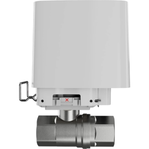 Balts bumbuļveidvārsts ar elektropiedziņu Ajax WaterStop 1" (DN 25)