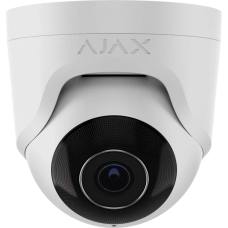 Balta vada IP videovērošanas kamera - Ajax TurretCam (5 Mp/2.8 mm)