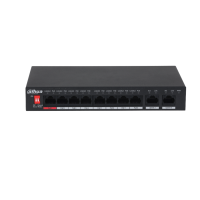 Komutātors nepārvaldīts, Dahua PFS3010-8ET-96-V2, 8 x PoE