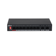 Komutātors nepārvaldīts, Dahua PFS3010-8ET-96-V2, 8 x PoE