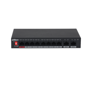 Komutātors nepārvaldīts, Dahua PFS3010-8ET-96-V2, 8 x PoE