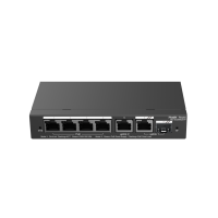 RG‑ES206GS‑P — 6‑portu gigabitu viedais PoE slēdzis ar mākoņpārvaldību